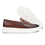 Load image into Gallery viewer, Feetique Handmade Genuine Leather Shoes with EVA Sole – Elegance Meets Comfort (With Buckle)
